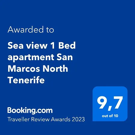 Apartment Sea View 1 Bed San Marcos North Tenerife *